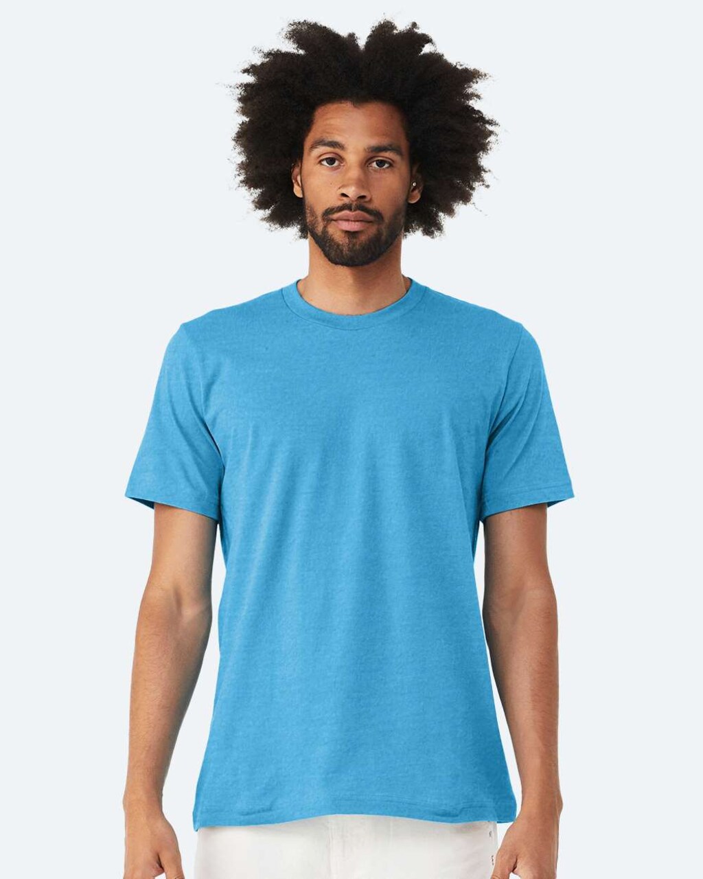 BELLA+CANVAS CVC Jersey Tee for Everyday Wear, Custom Printing & Casual Unisex Cotton Blend Shirt
